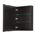 thumbnail image 6 of HomeStock Renaissance Revival 30 Inch Single Bathroom Vanity in Dark Espresso, White Cultured Marble Countertop, Undermount Square Sink, Medicine Cabinet, 6 of 6