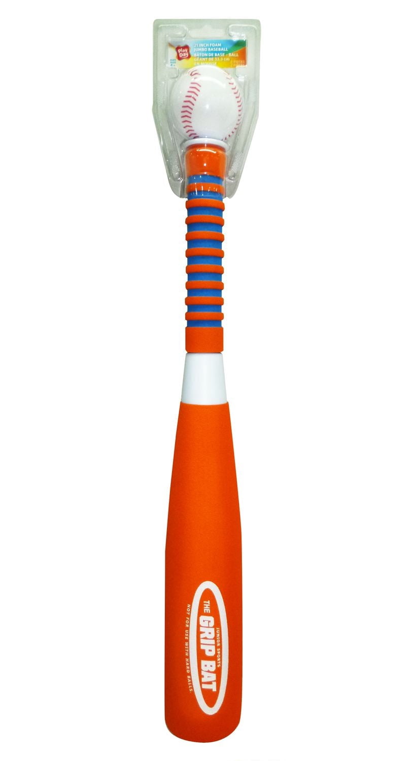 Play Day 21" Foam Jumbo Baseball Ball And Bat Set