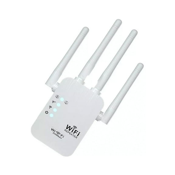 Repetidor Wifi Inalámbrico Router Store Line Con 4 Antenas