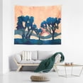 thumbnail image 2 of Tapiz abstracto de pared con paisaje rocoso y plantas, 150 x 100 cm, 2 of 3