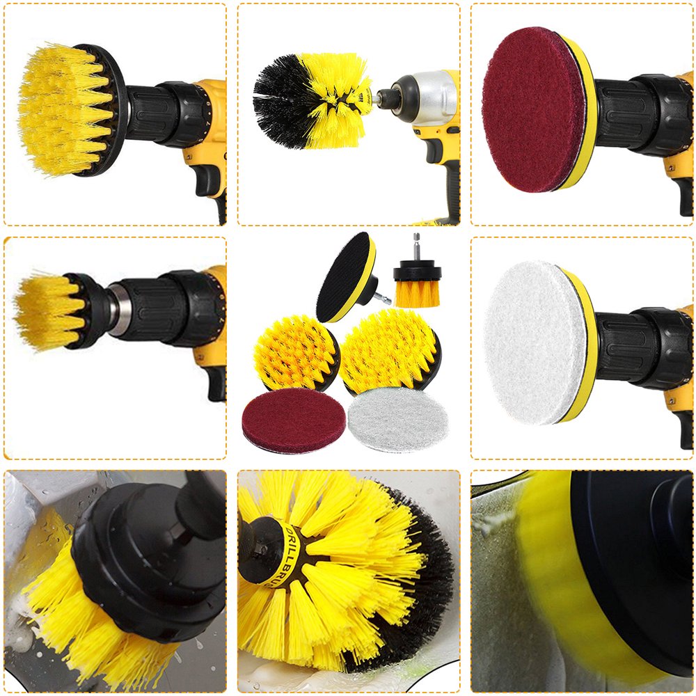 Power Scrubber Drill Brush Kit All Purpose Drill Cleaning Brush