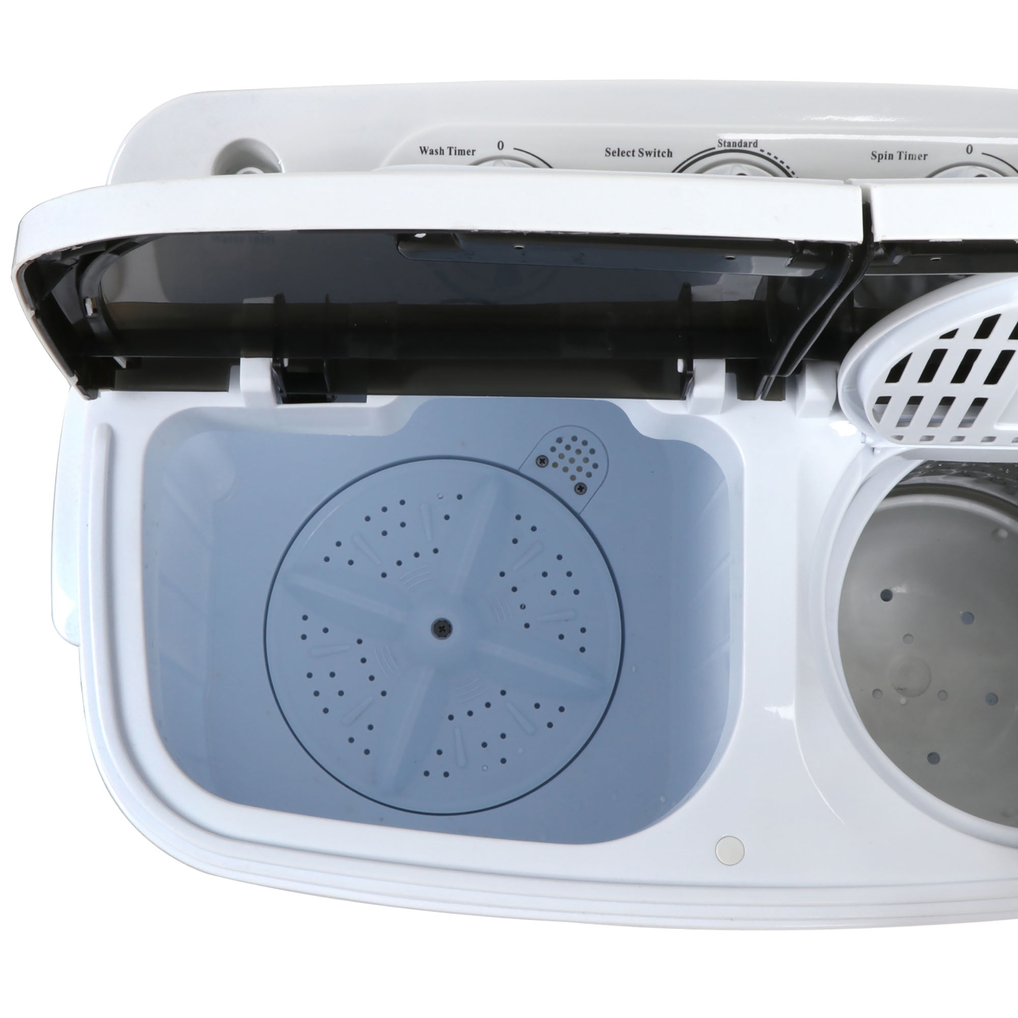 Portable Mini Washing Machine Compact Twin Tub 13lb Washer Spin & Dryer  White