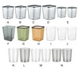 thumbnail image 4 of fastboy ABS Modern Bathroom Bin And Toilet Brush Set For Look Small Bathroom Bin With Lid Plastic Bathroom Bin 15L transparent blac 1, 4 of 6
