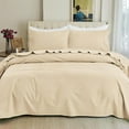 thumbnail image 2 of Mocassi Soft Soft 4-Piece Sheet Set - Deep Pocket Fitted Sheet, Soft, Cozy, Warm and Anti-Pill Flannel Sheets - King, Linen, 2 of 4