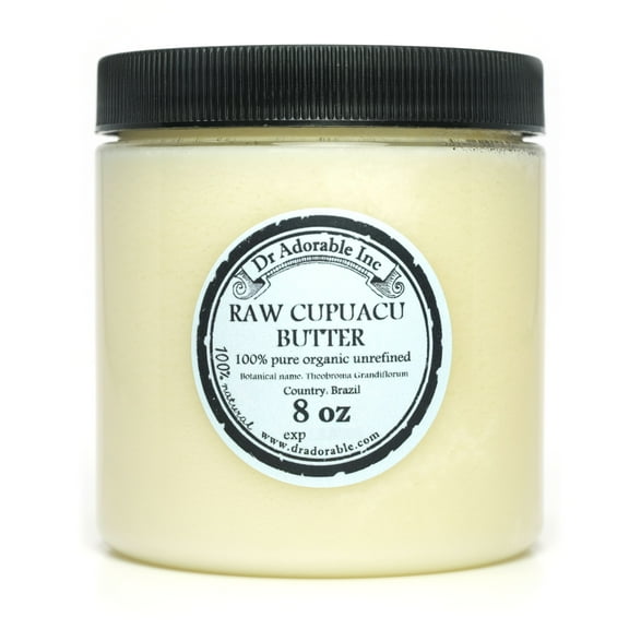 Dr Adorable - 8 oz - Cupuacu Butter - Unrefined Organic Fresh Natural