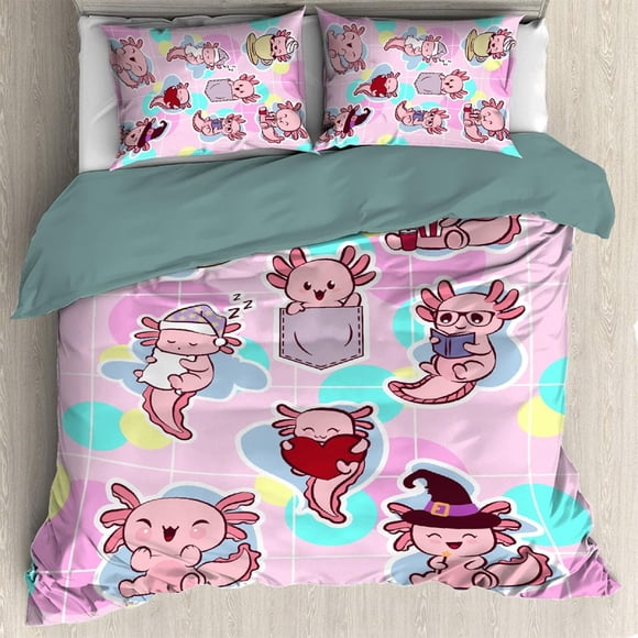 Piezas Funda Nórdica (Tamaño Queen) con 2 Fundas de Almohada, Microfibra Ligera