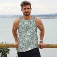 thumbnail image 6 of KLL Hand Drawn Chickens Print Men's Muscle Gym Workout Stringer Tank Tops Bodybuilding Fitness T-Shirts Tank Tops Men-XX-Large, 6 of 7