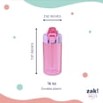 thumbnail image 5 of Zak Designs 16oz Pink Jubilation Water Bottle, 5 of 7