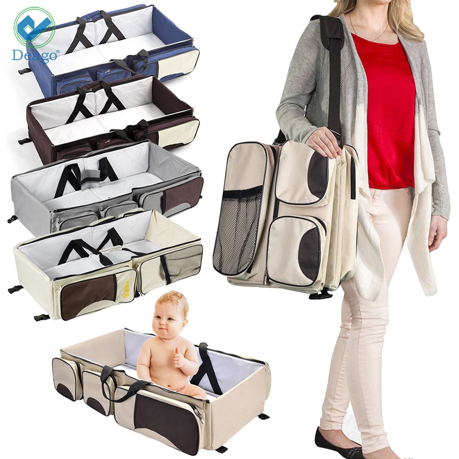 walmart travel crib