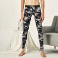 thumbnail image 2 of Calzoncillos largos para hacer ejercicio, pantalones cálidos, ropa interior deportiva para hacer ejercicio, mallas finas elásticas para Prendas para la parte inferior del cuerpo Negro y gris SG Minnieouse AP013558-07, 2 of 6