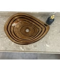 thumbnail image 2 of Transparent Amber Glass Vessel Sink, Modern Vanity Bowl with Pop-Up Drain for Bathroom | LAV-FWS102, 2 of 8