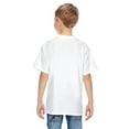 thumbnail image 3 of Hanes Nano-T Kids` T-Shirt, XL, White, 3 of 3