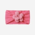 thumbnail image 4 of AJTQTH Hairbands for Girls Baby Cute Bow Nylon Headbands Cable Knit Solid Color Soft Hair Bands Floral Accessories Thin Headbands for Newborn Infant Red Free Size, 4 of 5