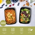 thumbnail image 2 of 15 Pack- Meal Prep Containers 32oz, Plastic Food Prep Containers Reusable, Leakproof To Go Food Containers with Lids, BPA-Free, Microwave/Dishwasher/Freezer Safe, 2 of 7