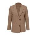 thumbnail image 3 of Blazer pour Femmes, Veste Décontractée à Manches Longues avec Col Cranté pour Femmes, Tenue de Bureau et de Tous les Jours Confortable, 3 of 4