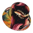 thumbnail image 2 of Reflective Bucket Hat Sun Hats Outdoor Travel Beach Packable Cap , Dinosaur Dino Art, 2 of 5