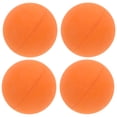 thumbnail image 1 of Birthday Party Favors Bouncy Ball Orange 4Pcs 2.4In, 1 of 6