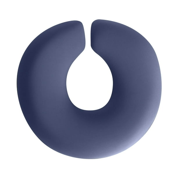 Almohada boca abajo, almohada boca abajo para dormir cómodamente, cojín de espuma viscoelástica transpirable en forma de U para cuello, soporte