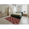 thumbnail image 5 of Ahgly Company Machine Washable Indoor Rectangle Transitional Chestnut Red Area Rugs, 7' x 10', 5 of 7