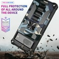 thumbnail image 6 of SaniMore for Google Pixel 7 Case, Rugged PC & Soft TPU CD Magnetic Cover Built-in Car Mount & Multi-View Kickstand Camouflage Military Grade Shockproof Heavy Duty Protective Shell, Black, 6 of 6