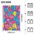 thumbnail image 3 of Haosy Cartoon Teeth Notebooks 2 Pcs 1-subject Journal 60 Sheets A5 College Ruled Paper Detachable Ring 8.3"x5.7", 3 of 8