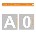 36 Pcs Large Letter Stencils and Numbers 6 Alphabet Art Craft Stencils