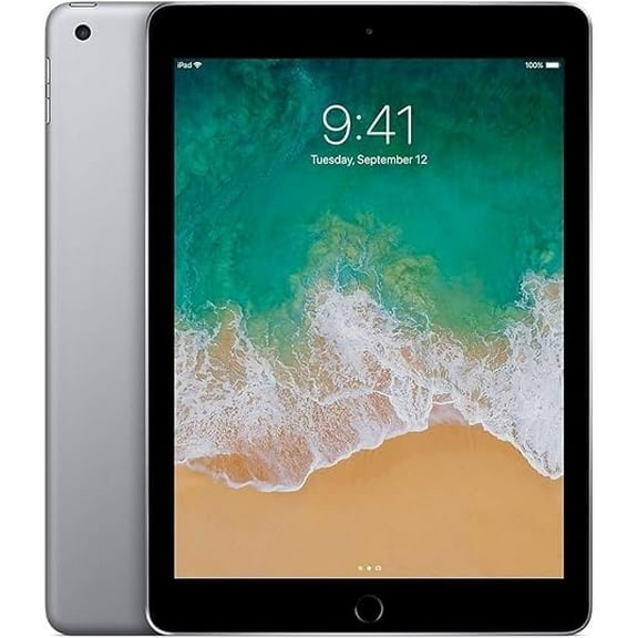 Restored Apple iPad 6th Gen 32GB Wi-Fi, 9.7in - Space Gray (Refurbished)