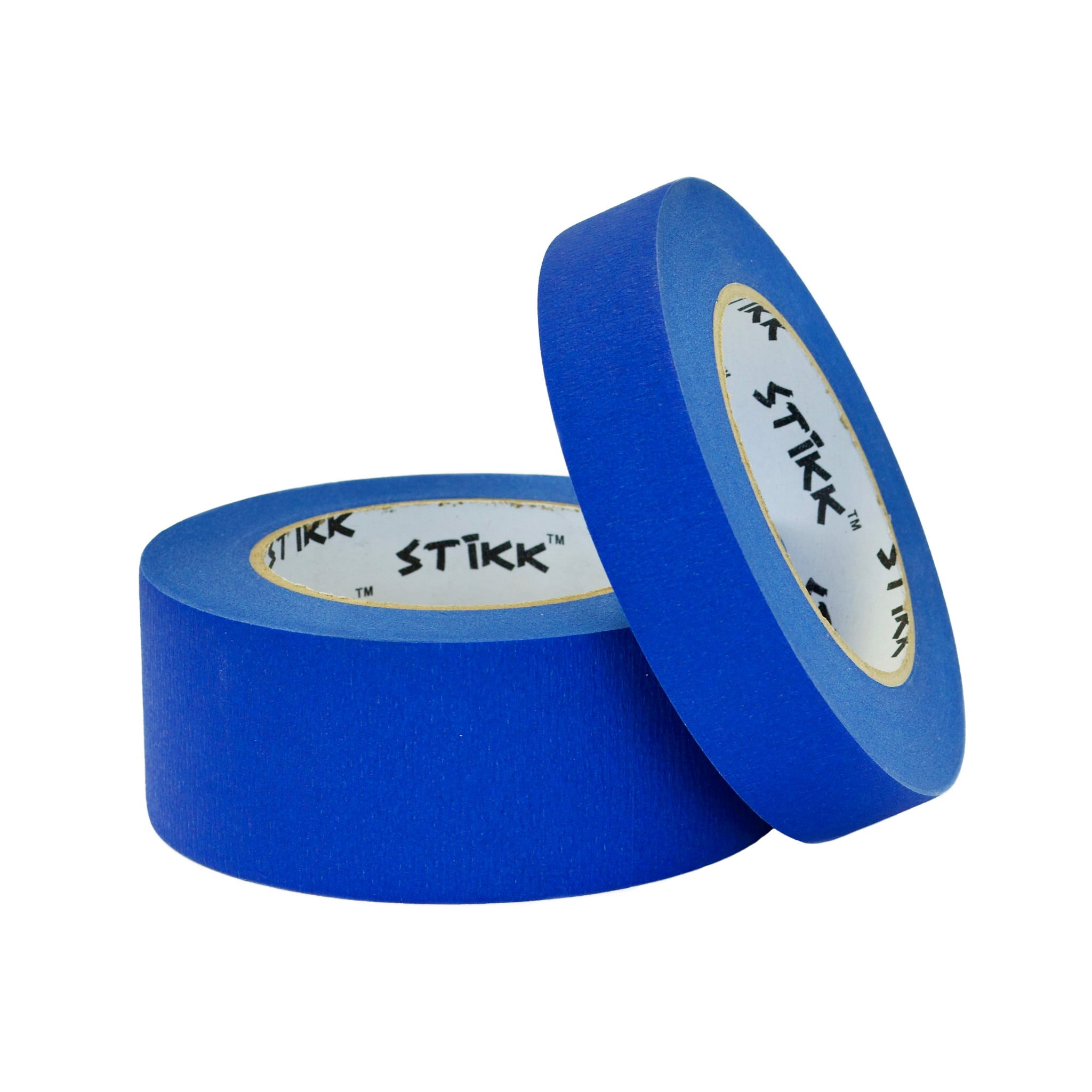 Painters Masking Tape Blue 1 Roll Each 1' 2' x 60yd (24mm, 48mm x 55m) STIKK
