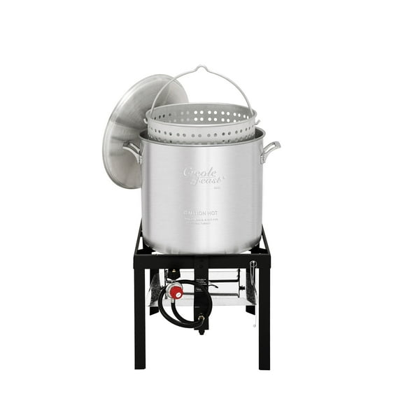 Creole Feast SBK0601, 60QT Seafood Boiling Pot Kit