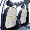 thumbnail image 3 of Easygdp Anchors Car Kick Mat Seat Cover 2 Pcs Anti-Kick Pockets Storage Mat Back Seat Cover Car Seat Protector, 3 of 8