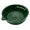 Green, variant on Lethargic Ceramic Grater Bowl, 5"L x 4.72"W x 2.16"H, Ceramic Garlic Ginger Grater Dish with Herb Stripper for Kitchen Prep.