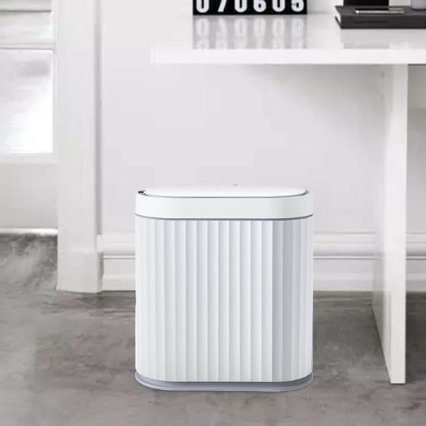 Cubo de basura inteligente Macarena 7L Gris bote de basura de cocina