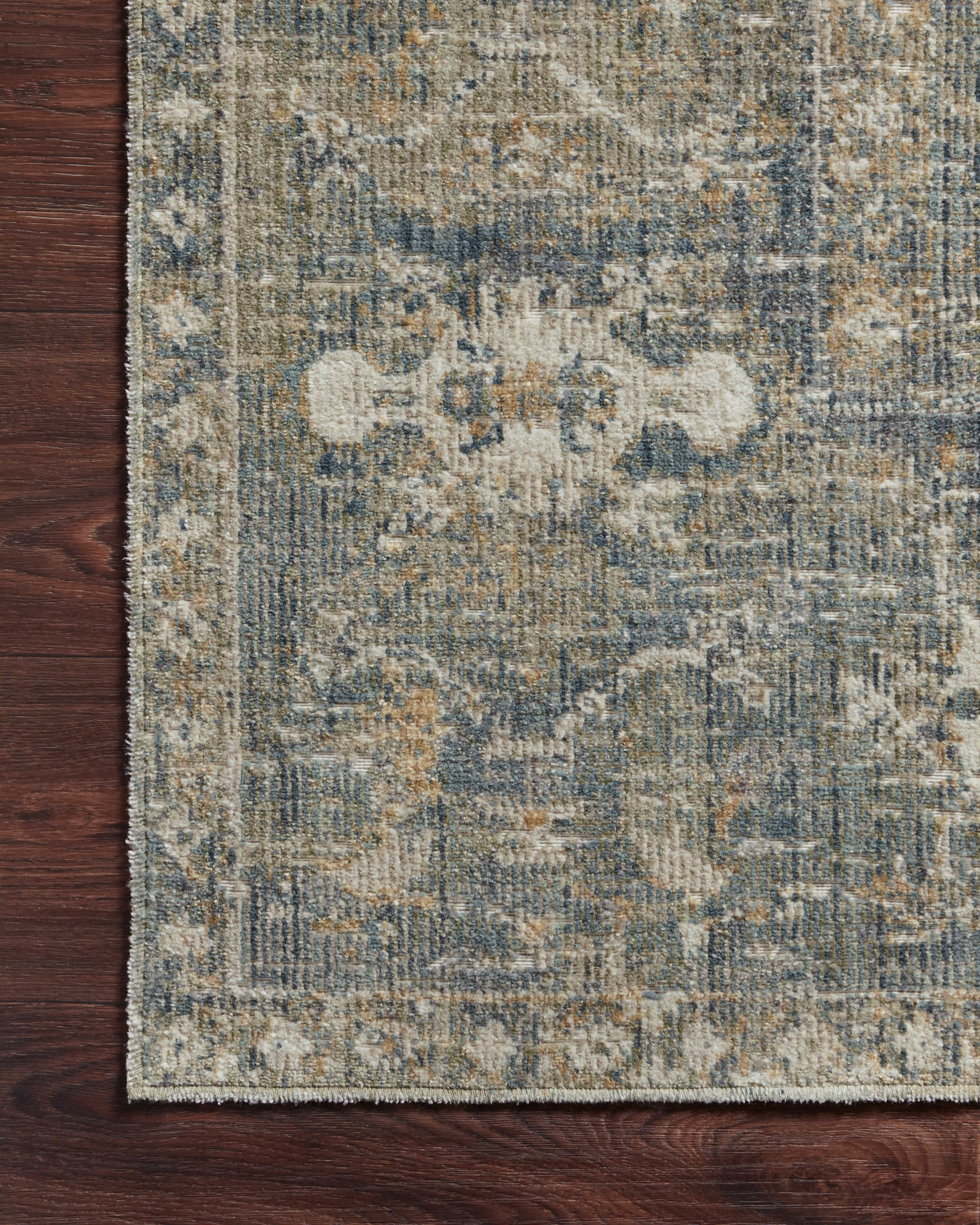 Chris Loves Julia x Loloi Rosemarie Sand/Lagoon 10'-0" x 14'-0" Area Rug
