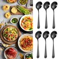 thumbnail image 1 of Iodue Tableware Round Spoon 304 Stainless Spoon Fork Household Cute Small Soup Spoon Thick Round Bottom Eating Spoon, 1 of 4