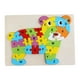 thumbnail image 5 of Juguetes de Bloques con Letras de Animales, Rompecabezas Del Alfabeto, Actividades de Aprendizaje, Rompecabezas de Madera con Letras Abc para Juguetes Oso Sunnimix Rompecabezas, 5 of 8