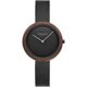 thumbnail image 1 of Reloj Obaku Denmark Trae Lille V245LXBBMB Charcoal con bisel de madera-Negro 32 mm, 1 of 4