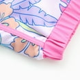 thumbnail image 3 of Disney Stitch Girls Swimsuits Graphic Swim Top and Shorts Bathing Suits 2 Pieces Sets Sizes 6-12, 3 of 8