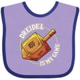 thumbnail image 3 of Inktastic Hanukkah Dreidel Game Boys or Girls Baby Bib, 3 of 4