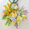 thumbnail image 3 of Easter Eggs Decorations Clearance Easter Wreath Front Door Hanging Basket Flower Basket Decoration Indoor Home Decoration Spring Hanging Decoration, 3 of 5