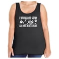 thumbnail image 1 of I Work Hard.. My Dog..Better Life Womens Tank Top, 1 of 1