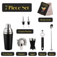 thumbnail image 3 of Excellent Grip Mixology Bartender Kit - Drink Mixer Set with All Essential Bar Accessories - Premium Bar Tool Set for The Ultimate Home Bar Experience, Housewarming Gifts New Home Black, 3 of 6