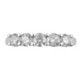thumbnail image 4 of Arista 1.00 ct Diamond Women's 5-Stone Anniversary Band in 10K White Gold (I-J,I3), 4 of 4