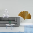 thumbnail image 2 of Figura de lector abstracto,Estatua de pensador abstracto,arte,manualidades,decoraciones,Esculturas de pared de hojas,Esculturas de pared de hierro forjado con hojas de ginkgo,Escultura de pared, 2 of 8