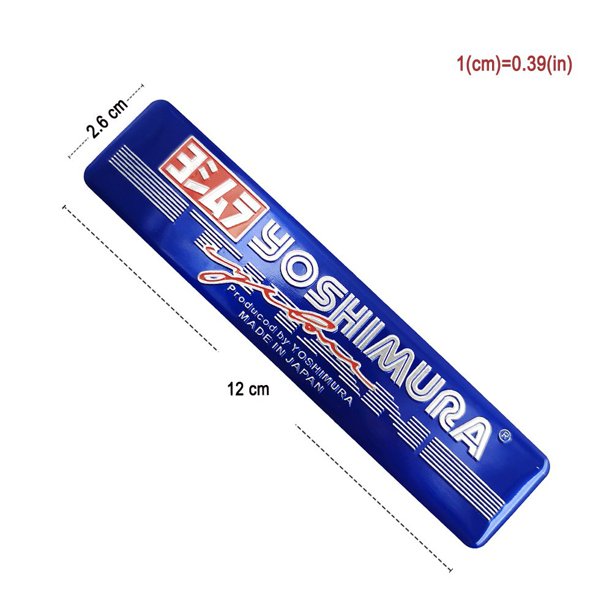 Calcomanía de tubo de escape resistente al calor de aluminio para coche/motocicleta/calcomanía de etiqueta adhesiva de flecha YUSHIMURA huangjie unisex