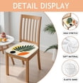 thumbnail image 2 of Boho Abstract Art Seat Covers for Dining Room Chairs Set Of 4,Stretch Printed Washable Chair Seat Cover with Elastic Ties and Button,Removable Waterproof Couch Cushion Covers, 2 of 6