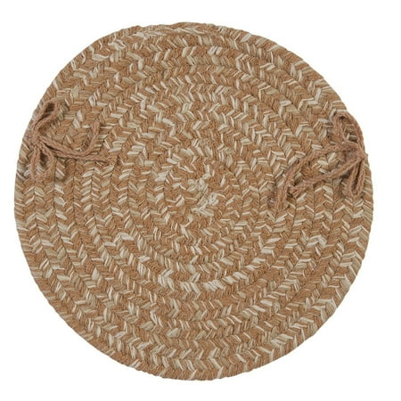 

Colonial Mills 15 Brown and Beige Handmade Chair Pad