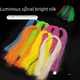 thumbnail image 1 of Anzuelo de hierro para pesca en el mar con cebo falso Luya opcional de siete colores y seda brillante en espiral luminosa, material de unión para anzuelos de mosca, 1 of 4