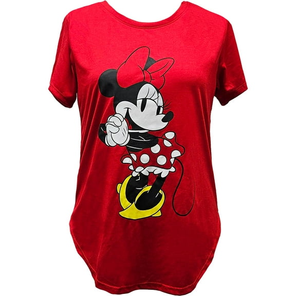 Disney Minnie Red Junior Tunic Top, S-2XL (Women's)