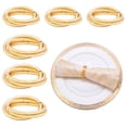 thumbnail image 1 of ADDHAT 6Ud Para Servilletas Dorados De Acero Inoxidable Para Fiesta Y Duradera, 1 of 8