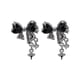 thumbnail image 5 of Pendientes de circonita para mujer con diseño de nicho fresco y dulce, pendientes de alto sentido, 5 of 5
